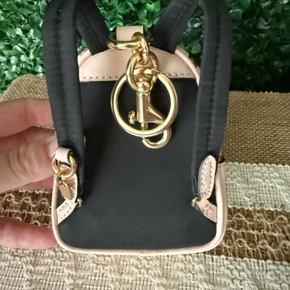 Coach Floral Mini Backpack Bag Charm NWT - Picture 2 of 3